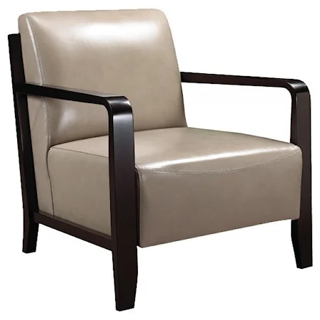 Accent Chair with Wood Frame